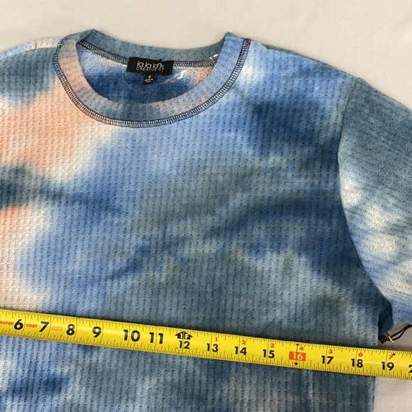 la la land Creative Co. Tie Dye Crop Sweater - Picture 10 of 10